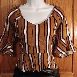 Striped Crop Top